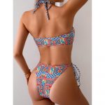 Costum de baie damă push up 2 piese ajustabil Multicolor – FITINT 478 - imagine 2