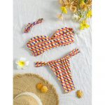 Costum de baie damă tip bandeau Multicolor – FITINT 021 - imagine 2