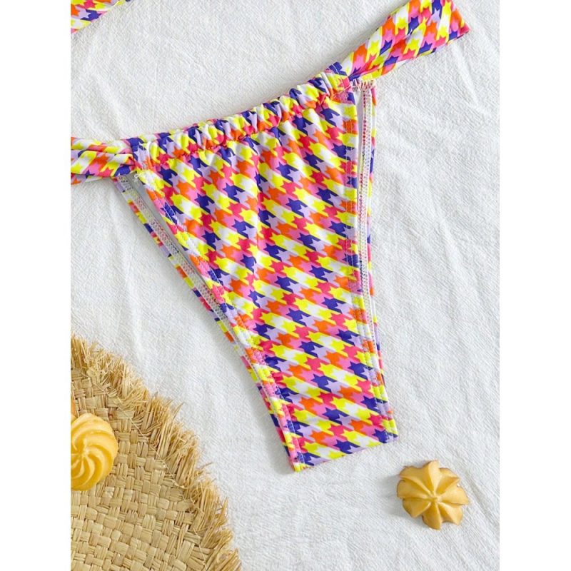 Costum de baie damă tip bandeau Multicolor – FITINT 021 - imagine 5