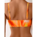 Costum de baie damă tip bandeau Portocaliu – FITINT 155 - imagine 7