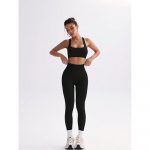 Compleu set sport damă push-up Negru – FITINT 113 - imagine 4