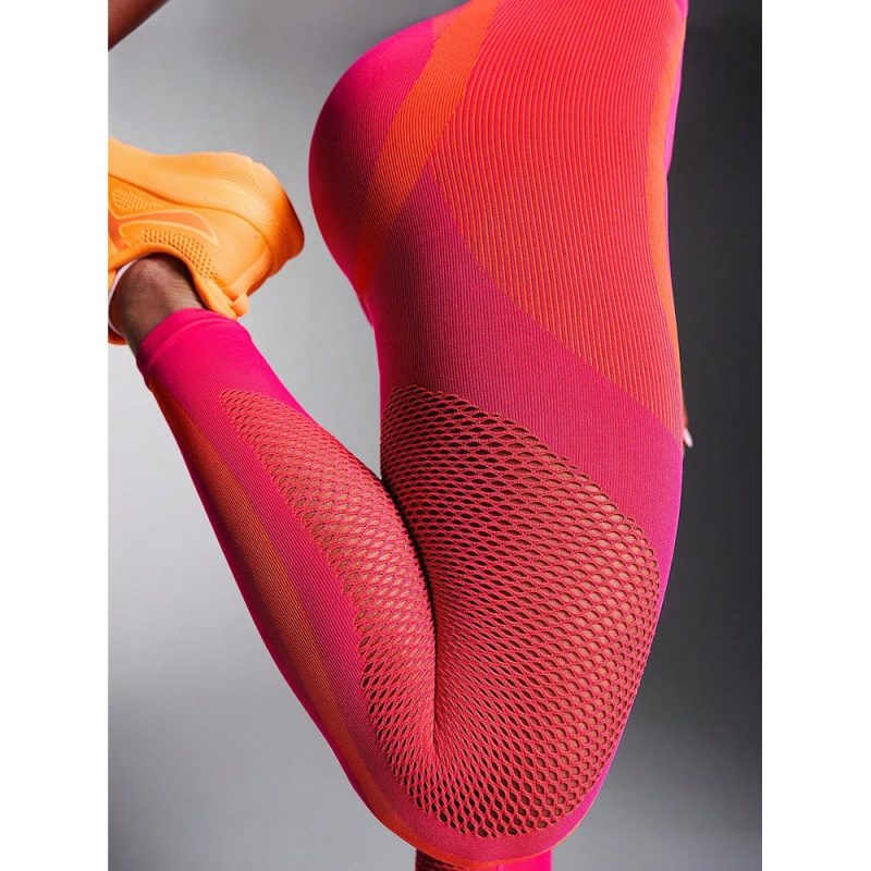 Compleu set sport damă push-up Roz – FITINT 221 - imagine 4